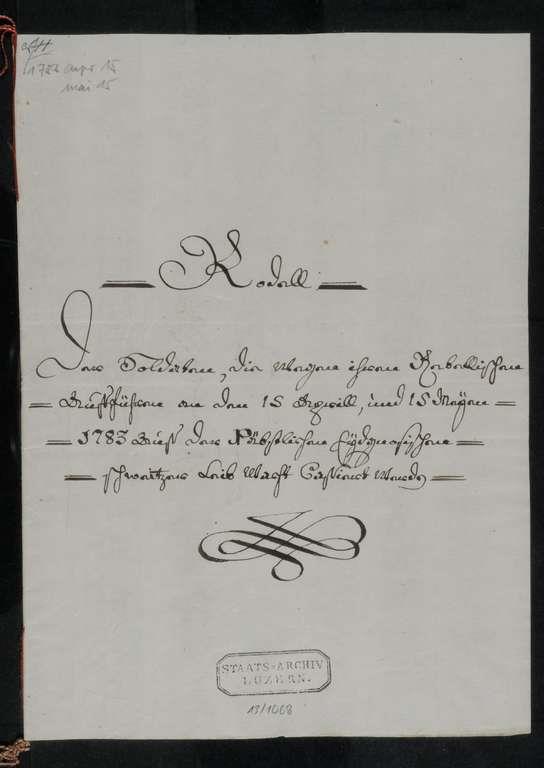 Staatsarchiv Luzern - Bilderschatz